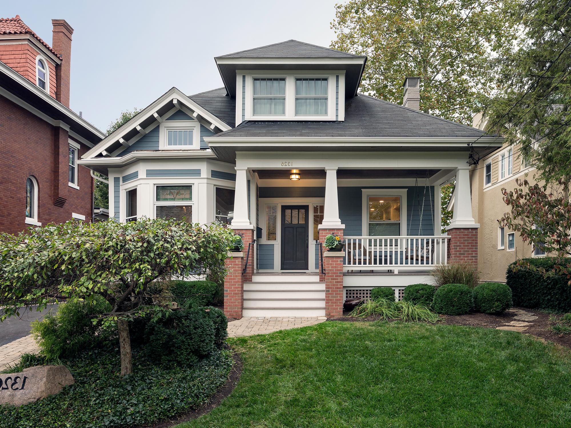 Renovated front entry