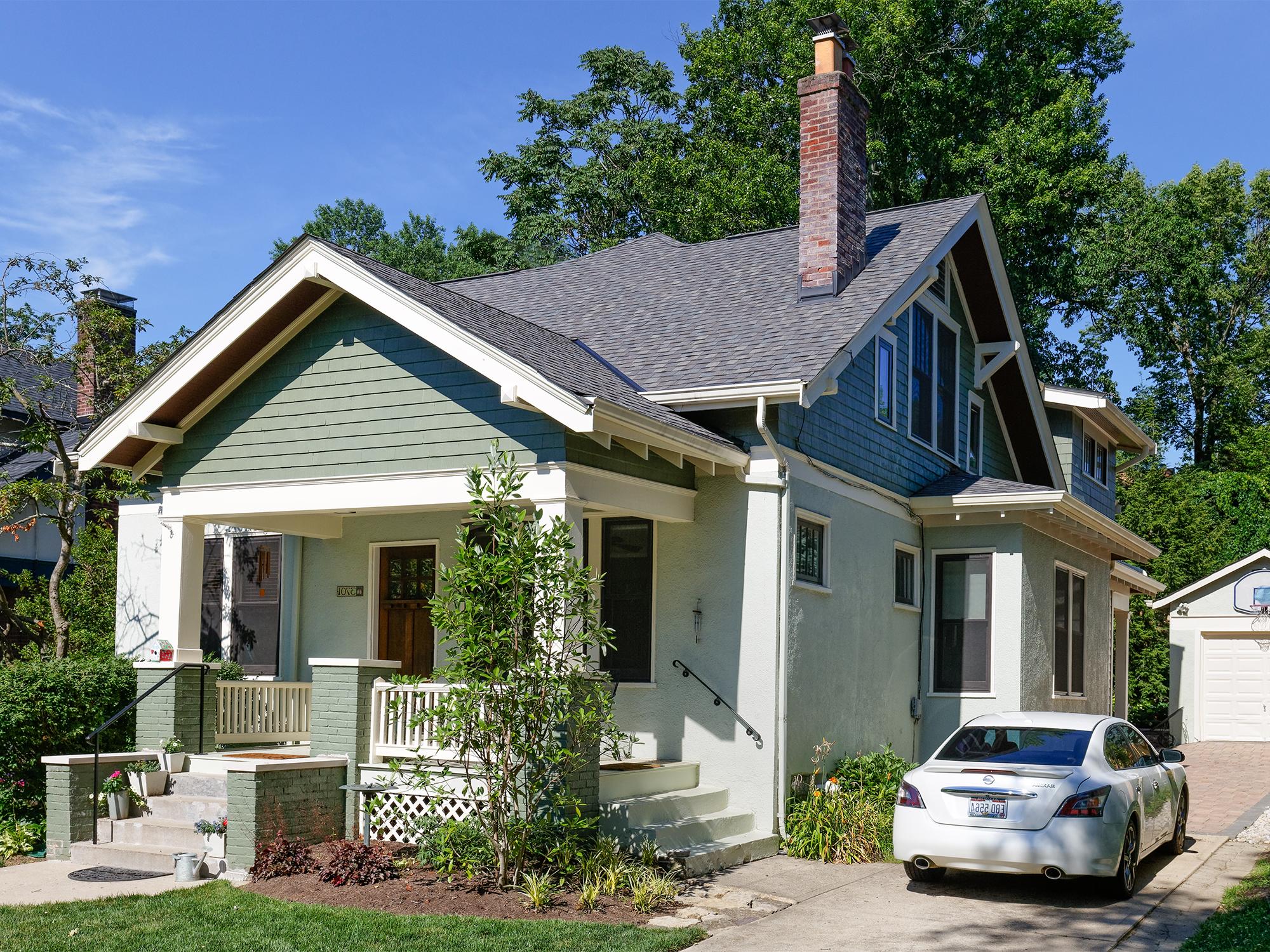 front exterior of a home after remodeling